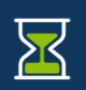 An hourglass icon